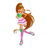 Раскраска Флора WinX